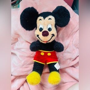 Rare, vintage, 1950’s, plush, Mickey Mouse from ‘California Stuffed Toys’